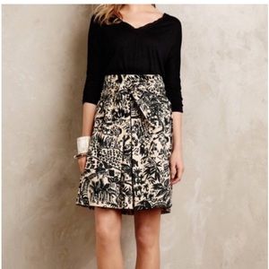 NWT ANTHROPOLOGIE-COREY LYNN CALTER 
Palm Garden Paper Bag Skirt